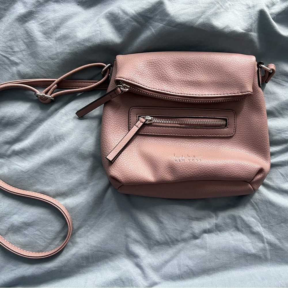 Nicole Miller Pink Crossbody Bag